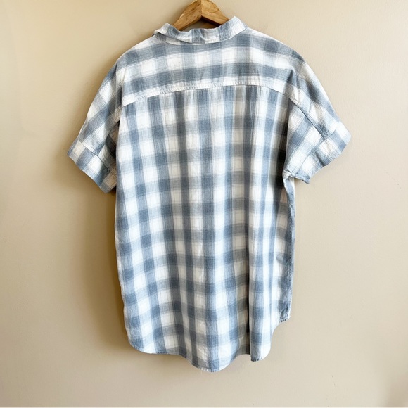 NORTH FACE Plaid Tanami Popover Top Shirt Size XL Short Sleeve - Picture 9 of 10